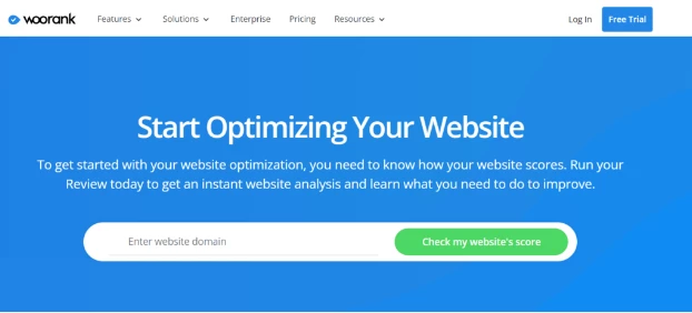 The Best SEO Tools That Will Help You Boost Your Ranking In SERPs 11 Woorank website screenshot
